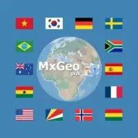 World atlas &amp; map MxGeo Pro