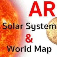 AR Solar System &amp; World Map