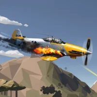 Ace Airplane 1945 WW2 Poly war