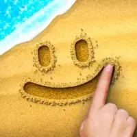 Sand Draw: Beach Wave Art Game